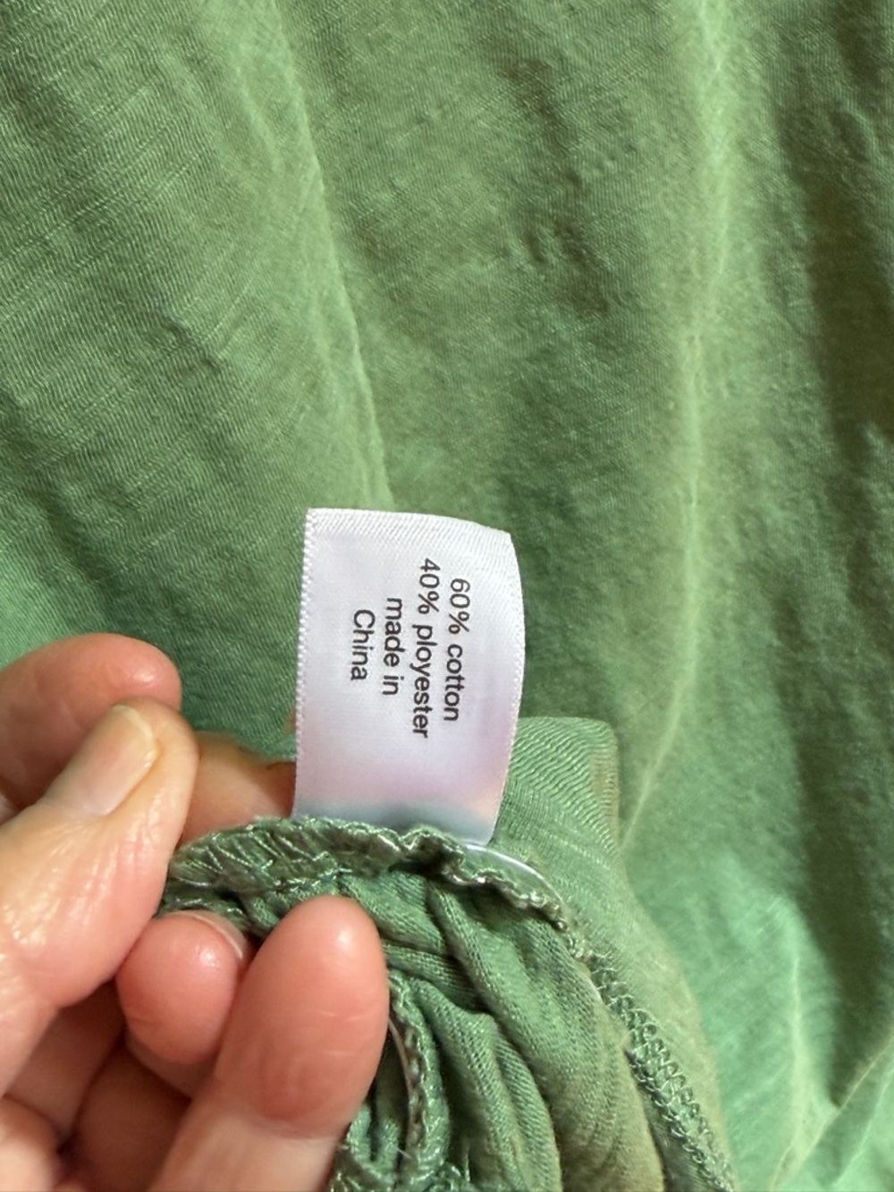 Lane Bryant Olive Green Bandana-Print Short Sleeve Tee - Picture 9 of 10